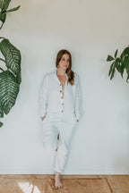 Mono Sol: Flax Linen Convertible Jumpsuit