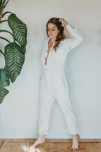 Mono Sol: Flax Linen Convertible Jumpsuit