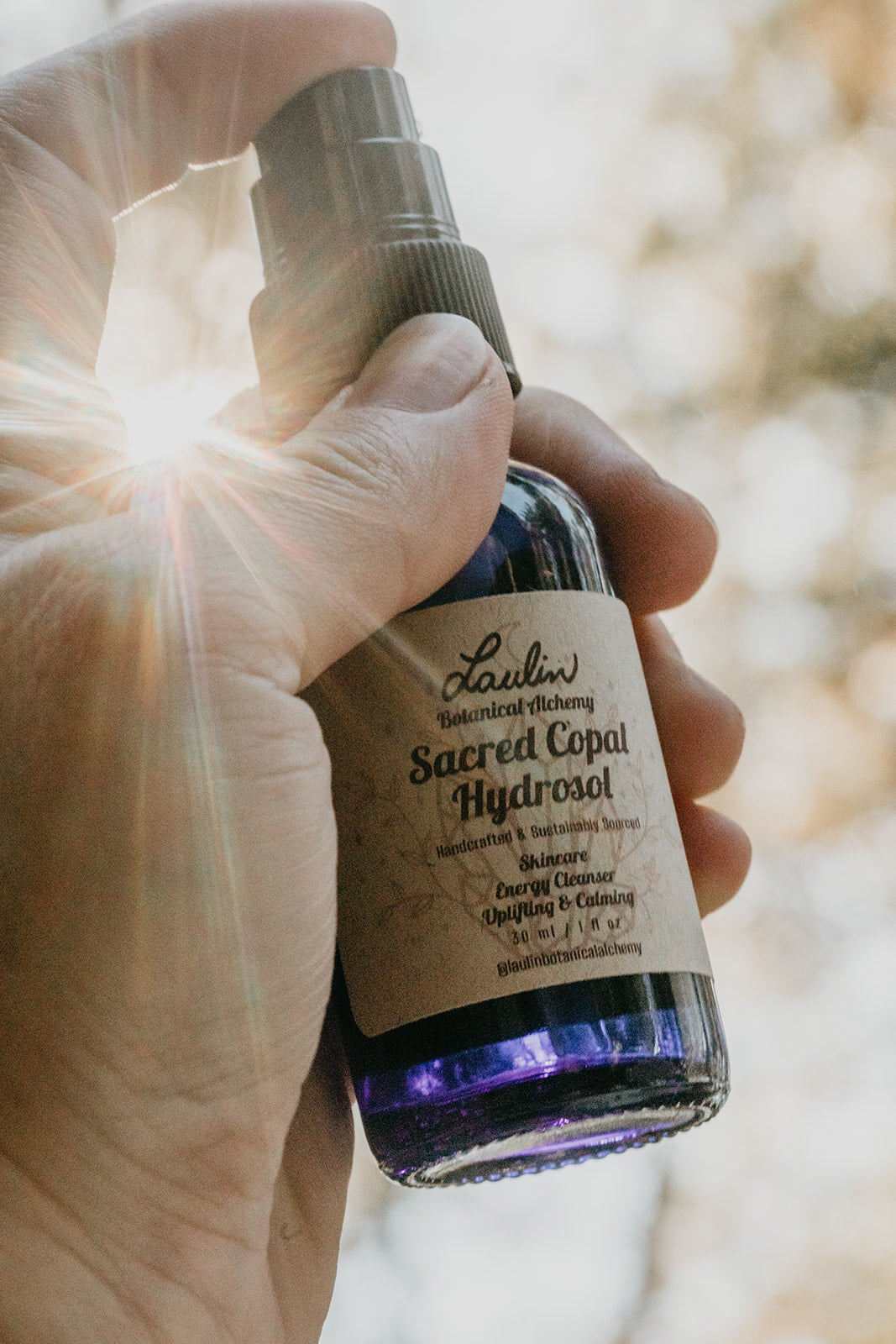 Sacred Copal Hydrosol Spray – Handmade Energy Cleansing Mist
