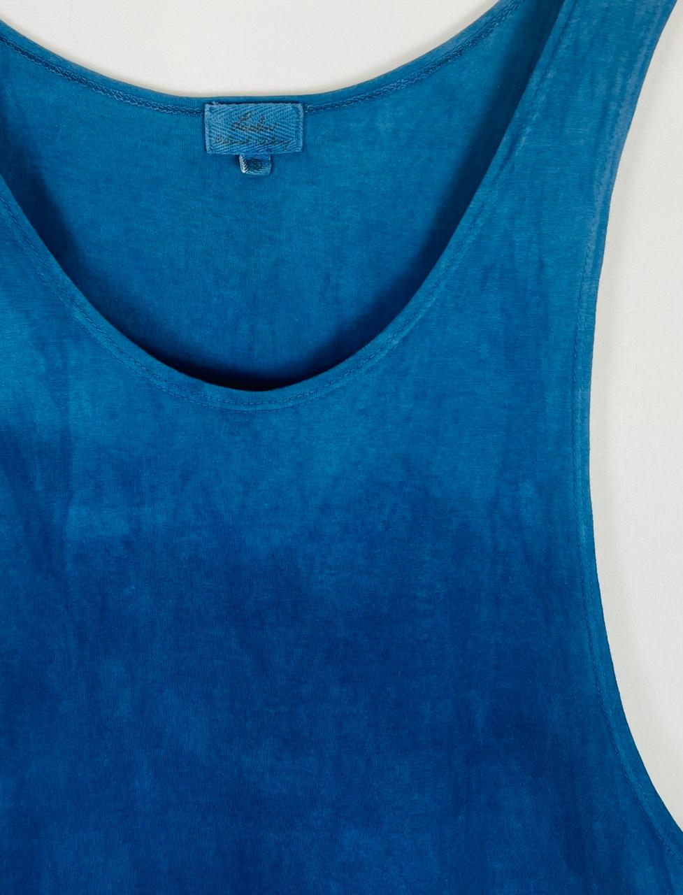 Hand-Dyed Indigo Tank Top