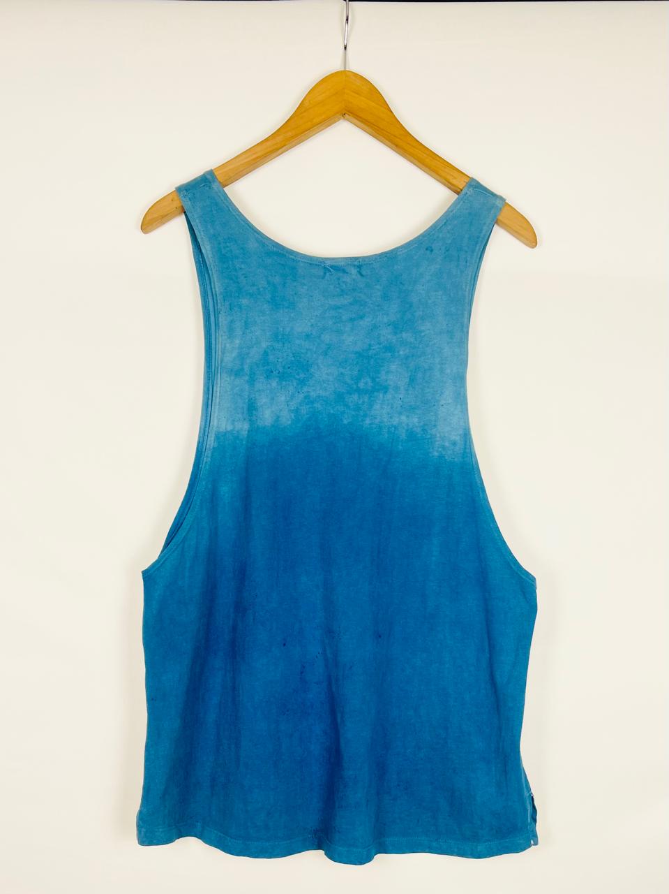 Hand-Dyed Indigo Tank Top