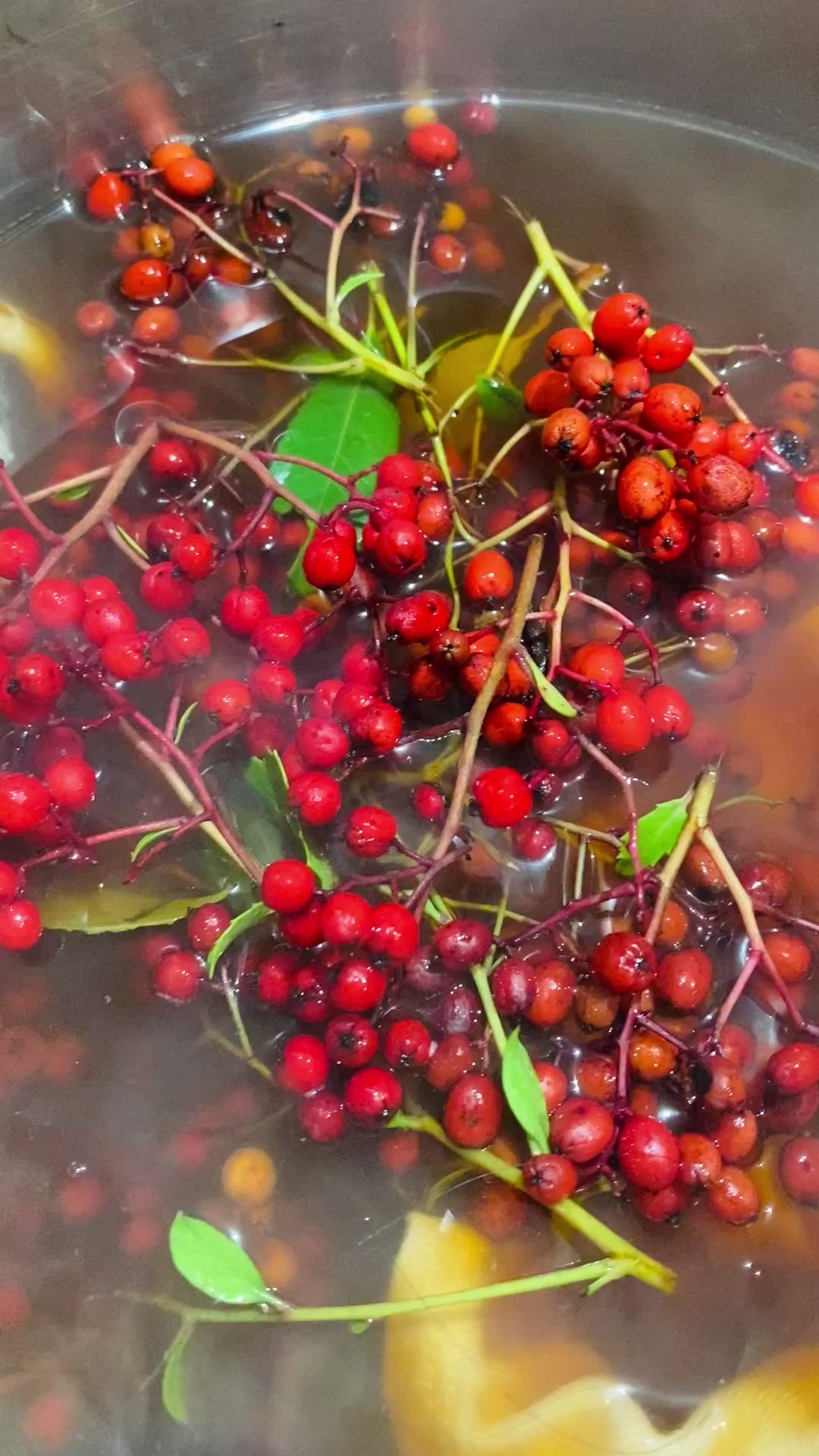 Unisexy & One-of-a-kind Two Piece Linen Set - Wild Toyon Berries